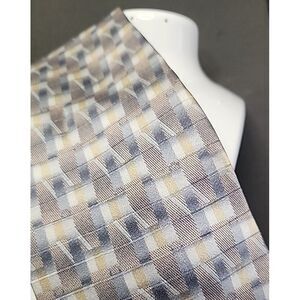 Van Heusen Silk Tie Tan,‎ Brown, Gray    SKB7